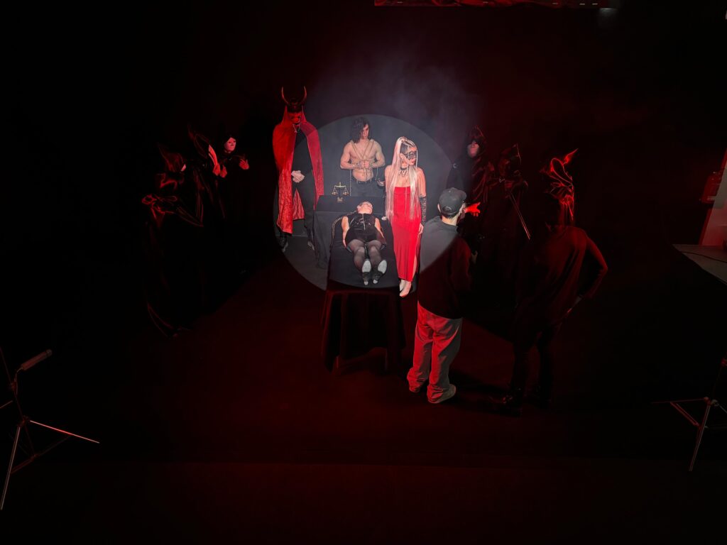 Ciclorama negro en reely rental